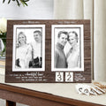 Anniversary Then And Now Photo Frame With 4\" x 6\" Frame