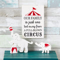 Humorous Family Circus 3-Pc. Decor Set
