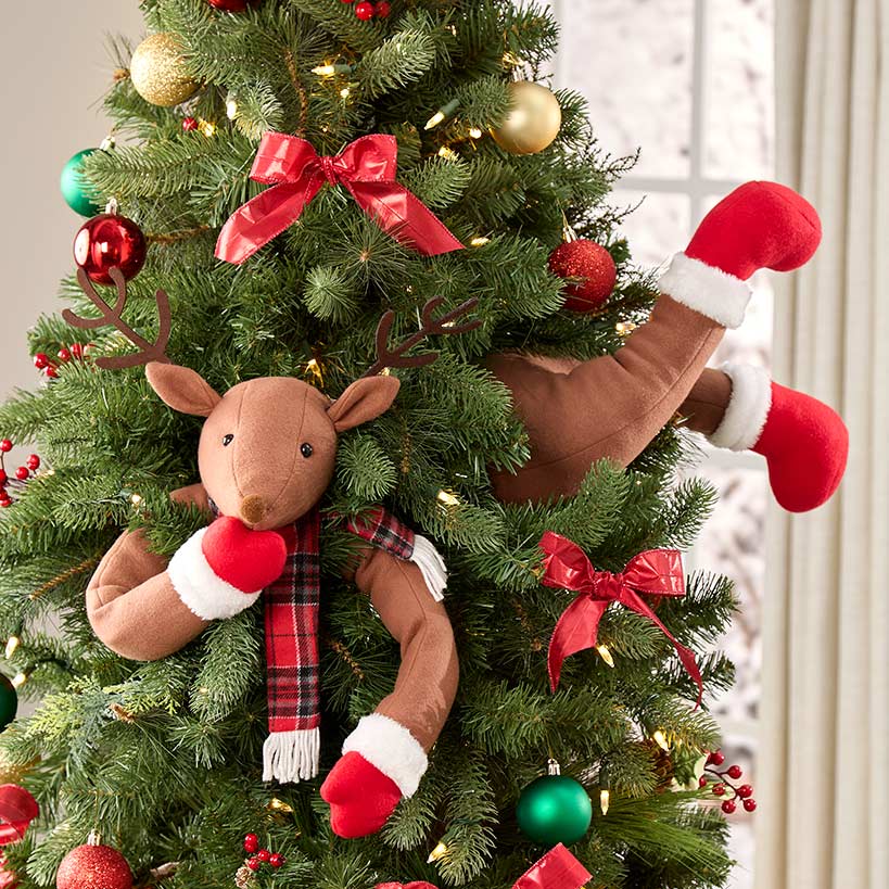 Christmas In-the-Tree Character Plush Decor