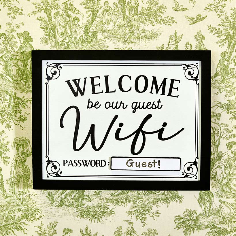 Be Our Guest and WIFI Password Collection